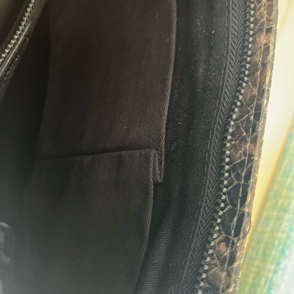 Multicolored tan/black BCBGeneration purse or case. NEVER USED - Picture 5 of 5